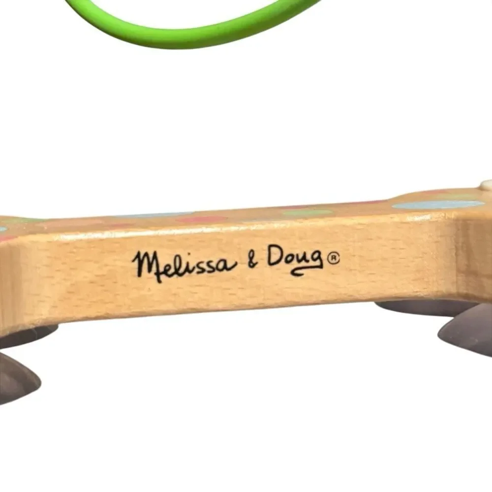 Melissa & Doug First Play Pets Wooden Bead Maze Suction Cups Babies Kids Toy.